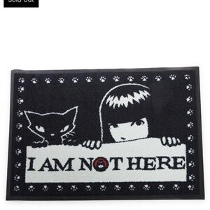 New Sealed Rare Sold Out Emily the Strange and Neechee Cat Doormat Rug